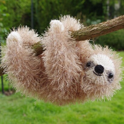 Tinsel Sloth - knitting pattern