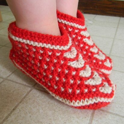 Slip-stitch Slippers for Kids