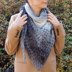 Silver drop shawl