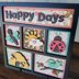 Foundations Decor Shadow Box Kit - Happy Days