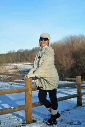 Winter Fun Cocoon-Cardigan