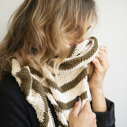 Tramonti Scarf in Hoooked Somen - Downloadable PDF