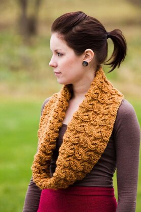 Winter wheat cowl