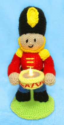 Christmas Nutcracker Soldier Tea Light Holder