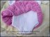 Frilled Skirt all in one Romper Set 16-22” doll/preemie-3m+ baby