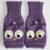 Twit twoo: Owl flip top mitts