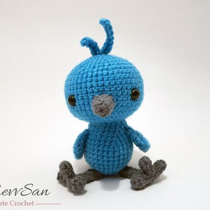 Amigurumi Woodland Critter Bluebird