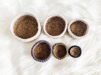 Nesting Mini Baskets