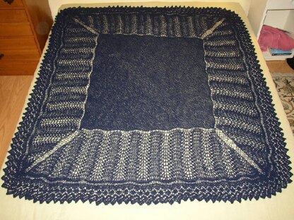 Shetland Lace Christening Shawl