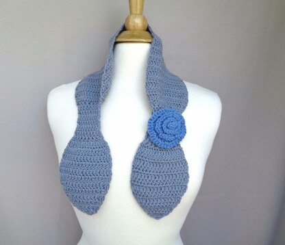 Rosette Ascot Scarf