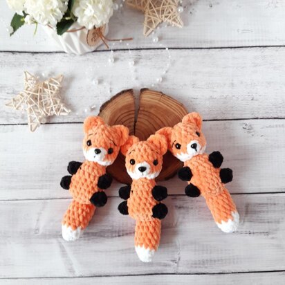 Crochet Pattern Little Fox Keychain