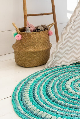 Crochet Island Rug in Hoooked Ribbon XL - Downloadable PDF