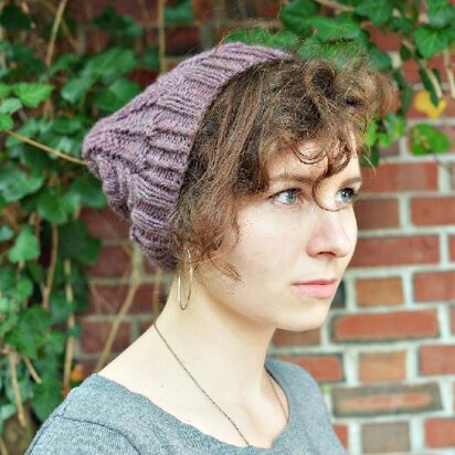 DOE - The Knitted Slouchy Beanie Hat - knitting pattern