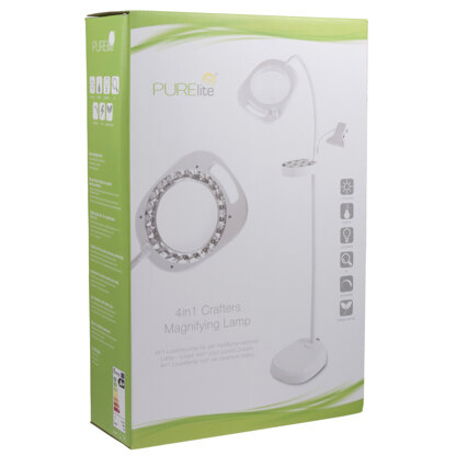 Purelite 4-in-1 Crafters Magnifying Lamp
