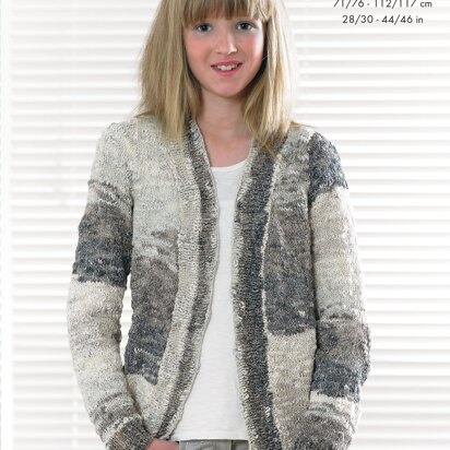 Edge to Edge Jacket and Waistcoat in King Cole Opium Pallet - 4188 - Downloadable PDF