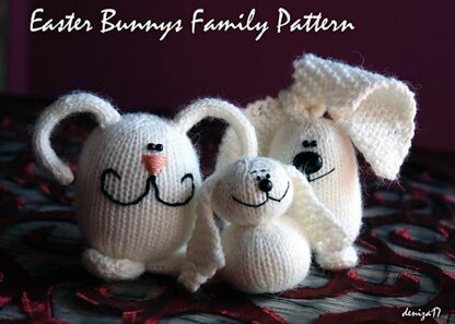 Easter Bunnies Family