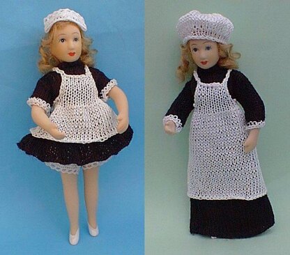 HMC 21 Maid and Cook outfits for dolls house