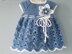 Crochet PATTERN Baptism Baby Dress by Elena Mitchell