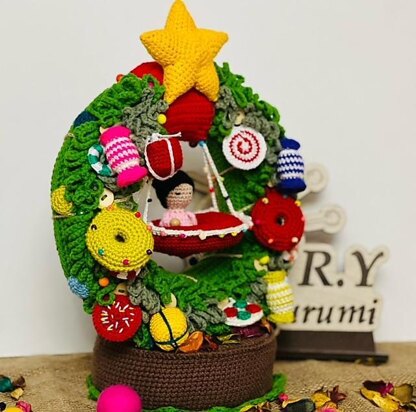 Amigurumi Christmas sweetness tree