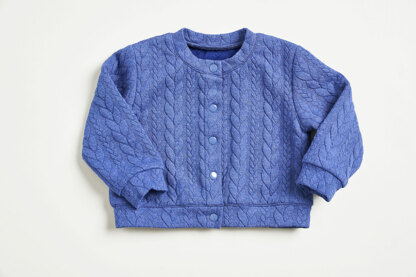 Poppy & Jazz Maple Cardigan  - Paper Pattern, Size Newborn - 6 years