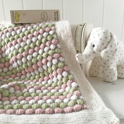 Bubble Stitch Baby Blanket