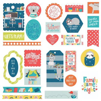 Photoplay Paper We Can Just Stay Home Ephemera Cardstock Die-Cuts - 630362