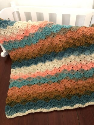 By the Seashore Baby Blanket