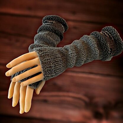 Basic Long Fingerless Gloves
