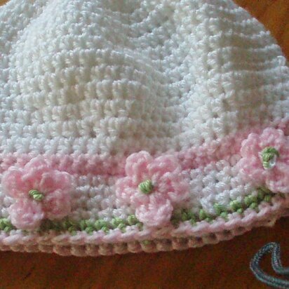 Rosy Posy Toddler Hat