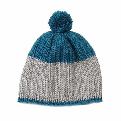 Color Block Ribbed Hat