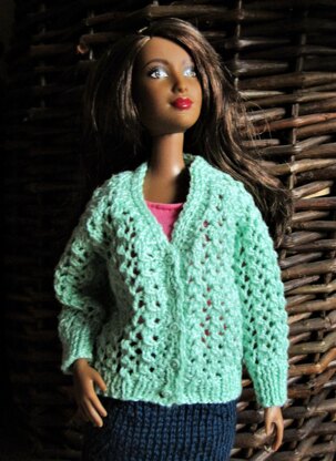 1:6th scale Lace Cardigan