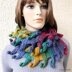 Easy Crochet Scarf Multicolor Carnival