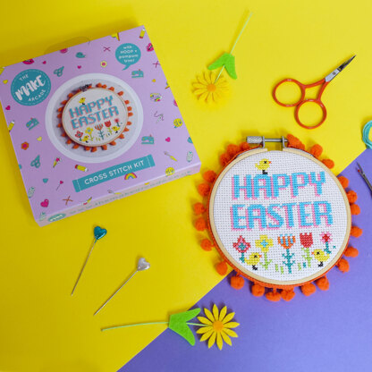 The Make Arcade Happy Easter XS Cross Stitch Kit