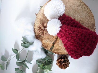 Christmas Bottle Hats