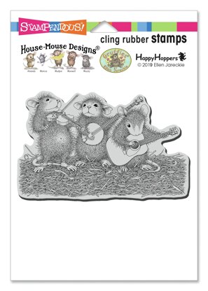 Stampendous House Mouse Cling Stamp - Band Of Mice