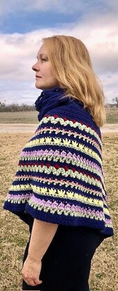 Meadow Fair Isle Poncho