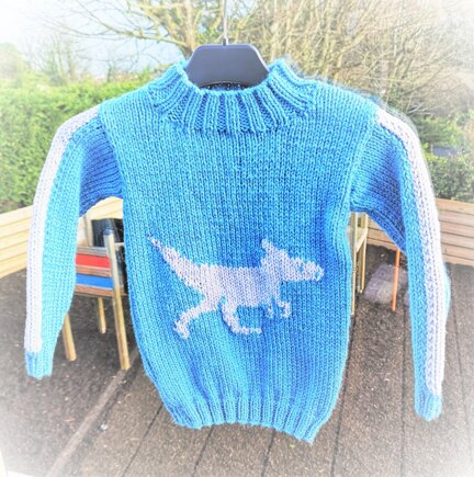 Chunky Knit Dinosaur Jumper #2