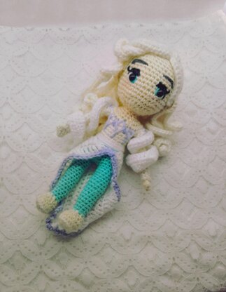 Alena: The Snow Princess PDF Amigurumi Pattern English