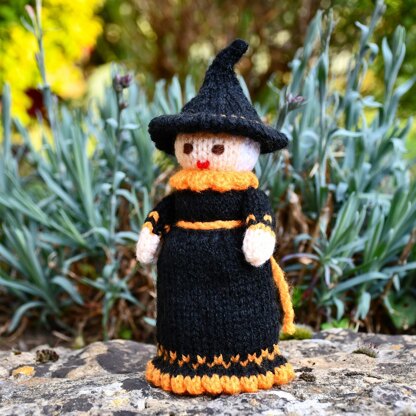 Jehane the Witch Doll Knitting Pattern - Toy Knitting Pattern