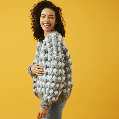 Bubble shop knit sweater