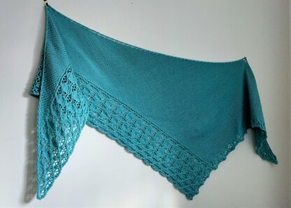 Blue Surf Shawl