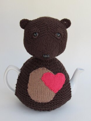 Heart Bear Tea Cosy