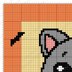 C2C CROCHET PATTERN Halloween Pumpkin Kitten Blanket Gray Cat Afghan Spooky Lapghan