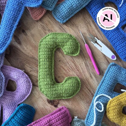 Crochet Letter Bunting