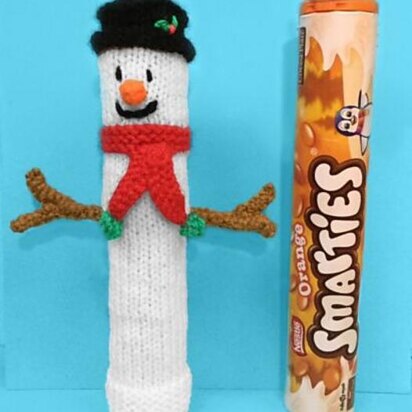 Snowman Smarties Holder