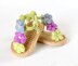 Puff Flower Baby Sandals