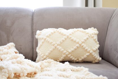 Bobble Knit Throw Pillow