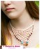 Crochet Necklace Pattern Beaded Lace Jewelry