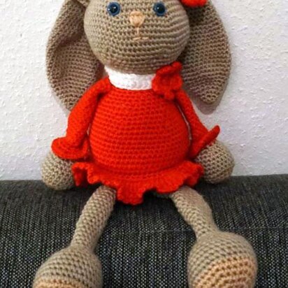 Crochet Pattern Rabbit Girl Bunny!