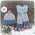Peacock Ore Hat and Scarf set
